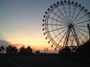 魚津の夕焼け